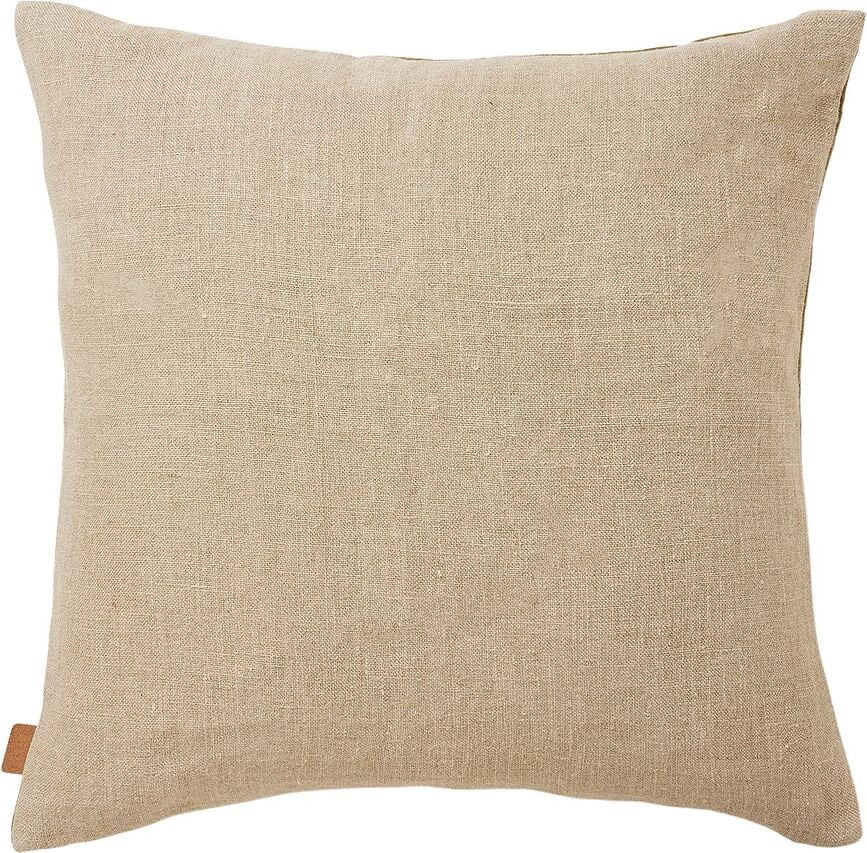 Senti Jastučnica dekorativna na pruge 50 x 50 cm tamnosmeđa