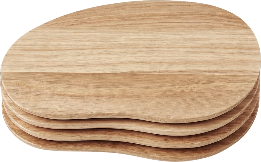 Serveringsbrætter Cairn naturlig 4 stk.