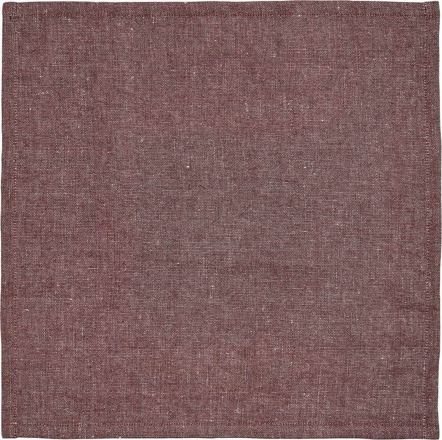 Serviettes de table en tissu Hale 35 x 35 cm, indigo, lot de 4