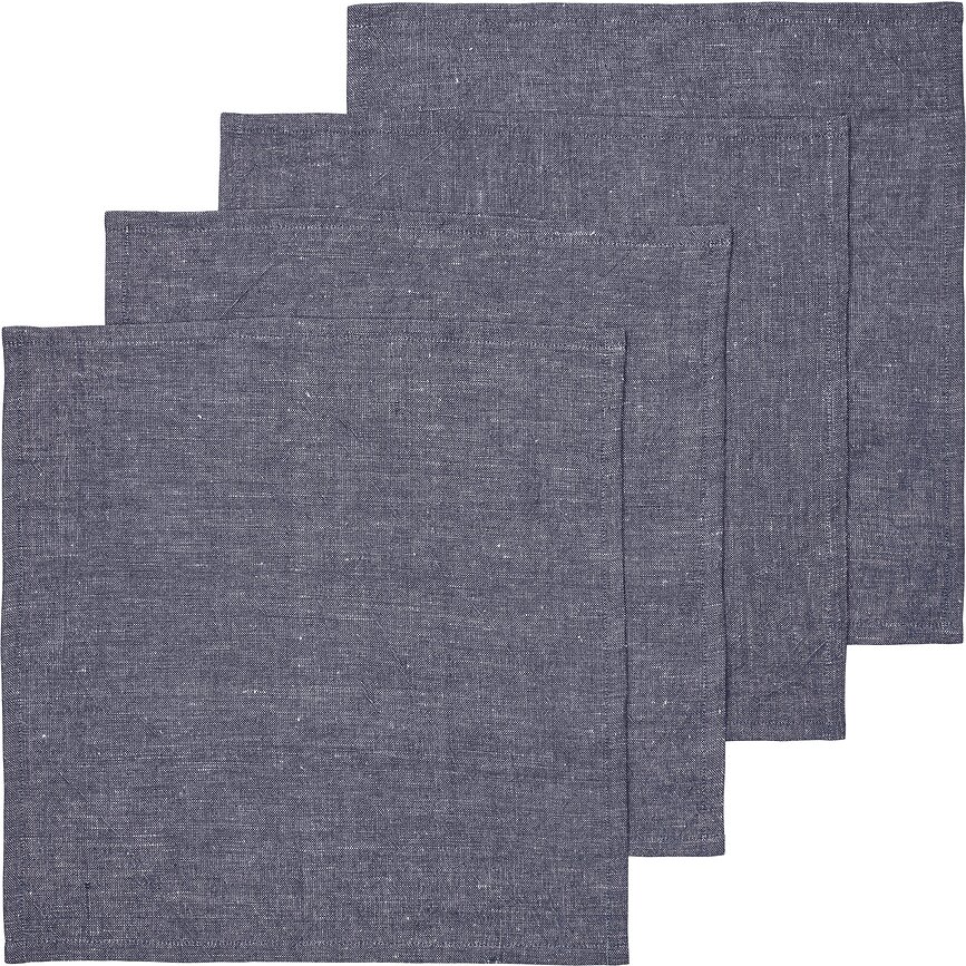 Serviettes de table en tissu Hale 35 x 35 cm, lot de 4