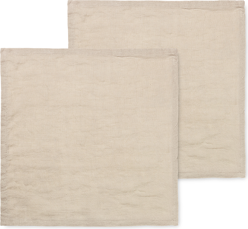Servilletas de lino Ferm Living, Pack de 2