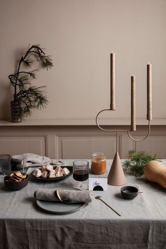 Servilleteros plata Flow, 4 unidades