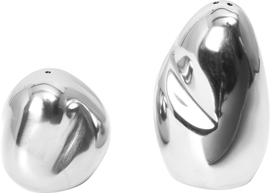 Set de Salero y Pimentero Orevo, plateado, 2 unidades