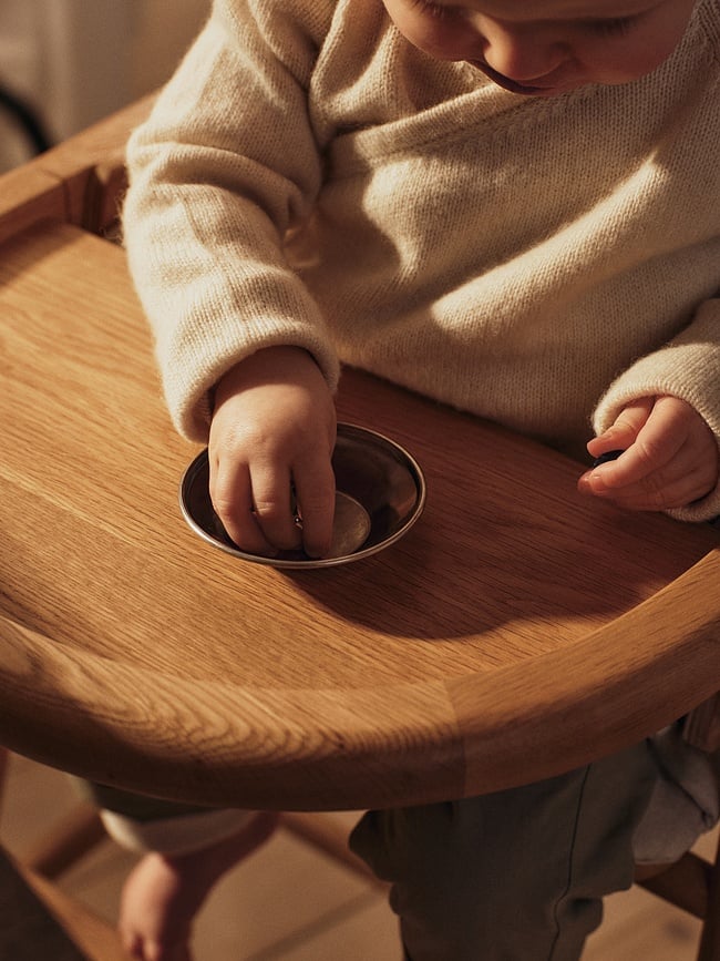 Silla alta Muru, roble natural