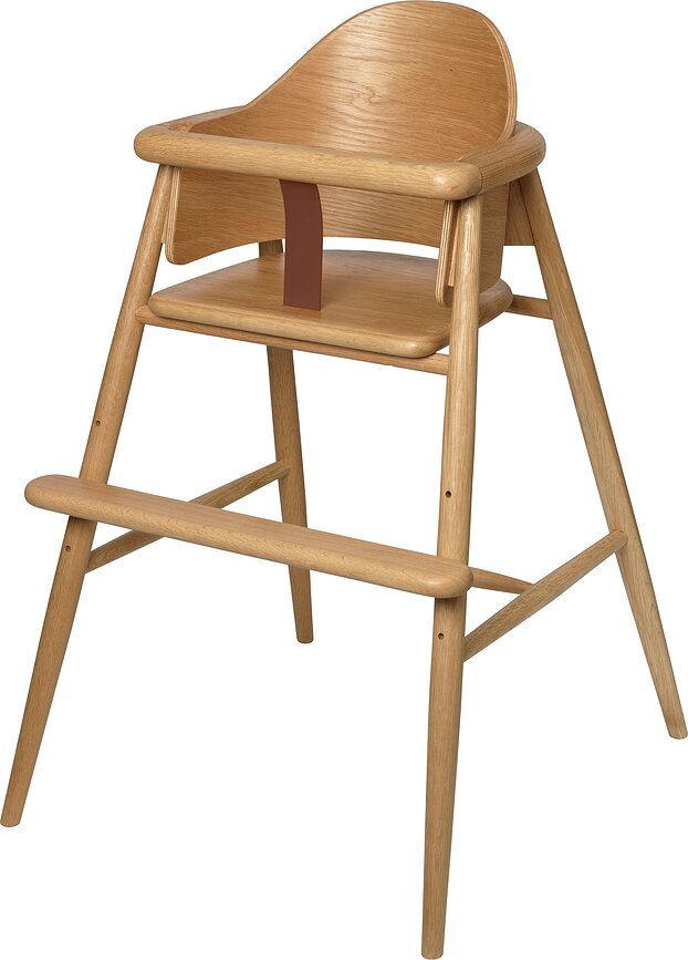 Silla alta Muru, roble natural