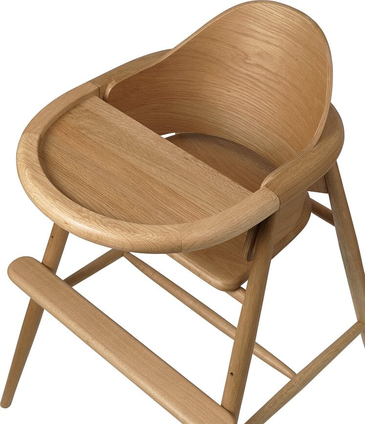 Silla alta Muru, roble natural