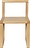 Silla de madera clara Ferm Living Little Architect