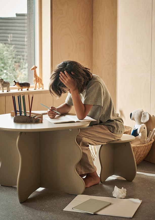 Slope Tabouret, bleu clair