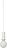 Socket Pendant Suspension, petite, blanche