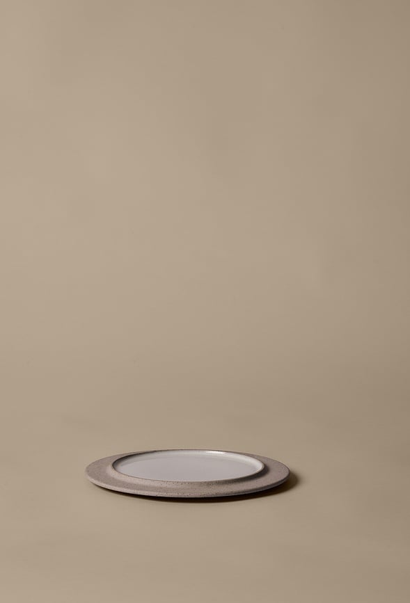 Sonae desserttallrikar grå-vita, 2 st