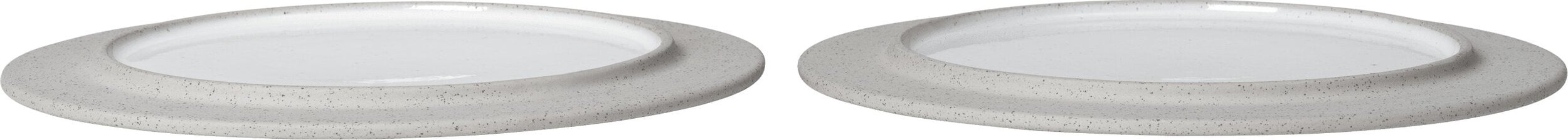 Sonae Dessertteller grau-weiß, 2 St.