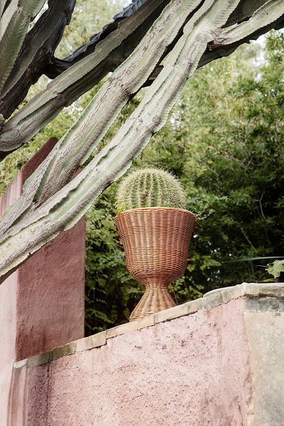 Soporte para Plantas de ratán Agnes, 45 cm