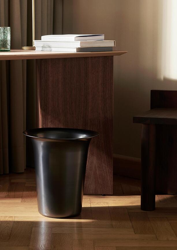 Spun Cache-Pot bas, 37 cm