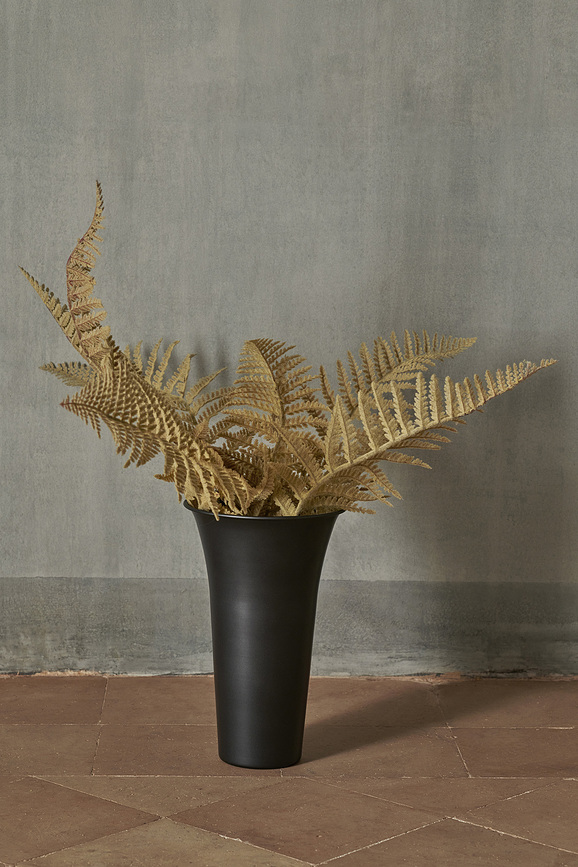 Spun Vase, noir