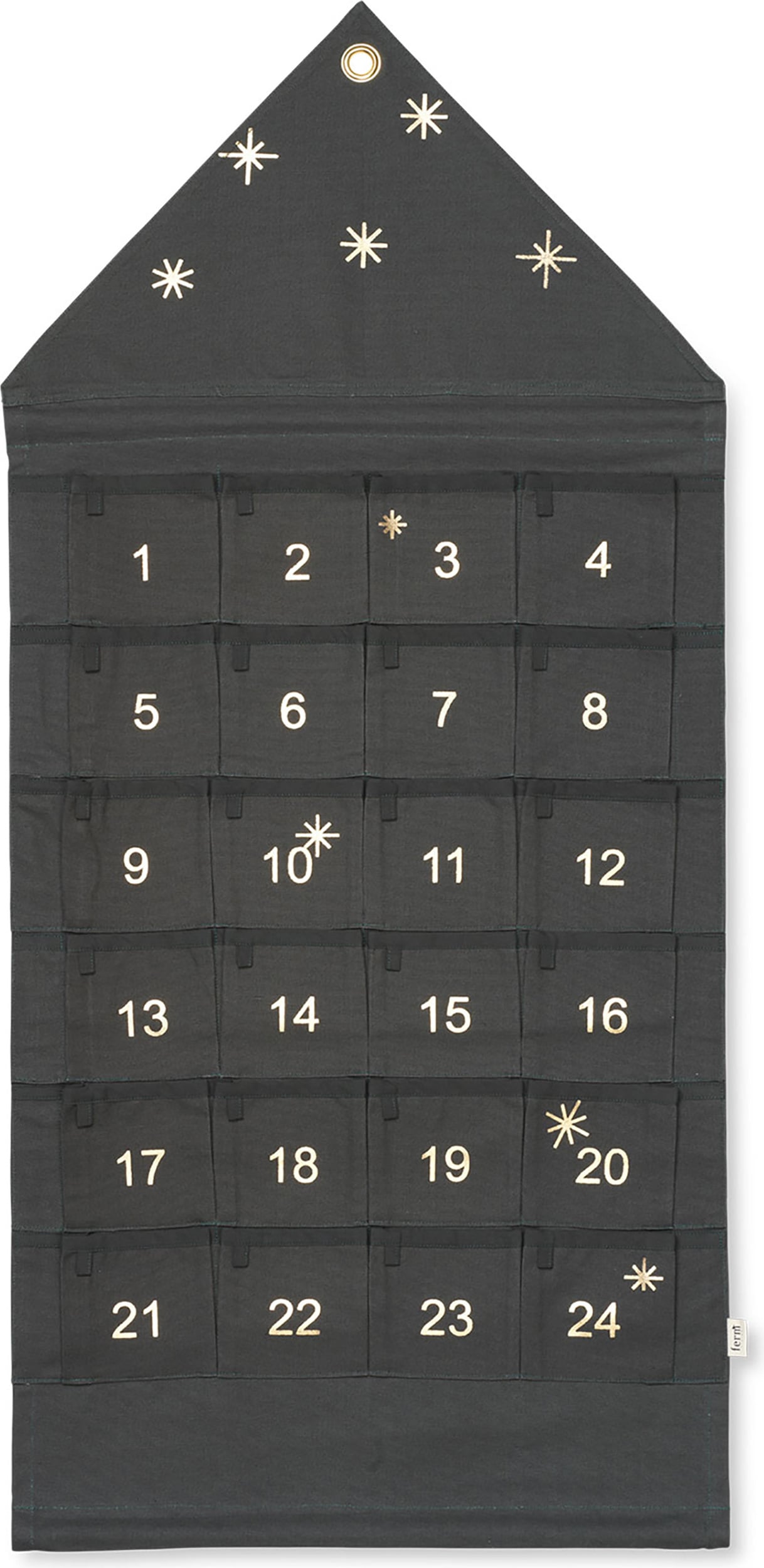 Star Adventskalender, grau