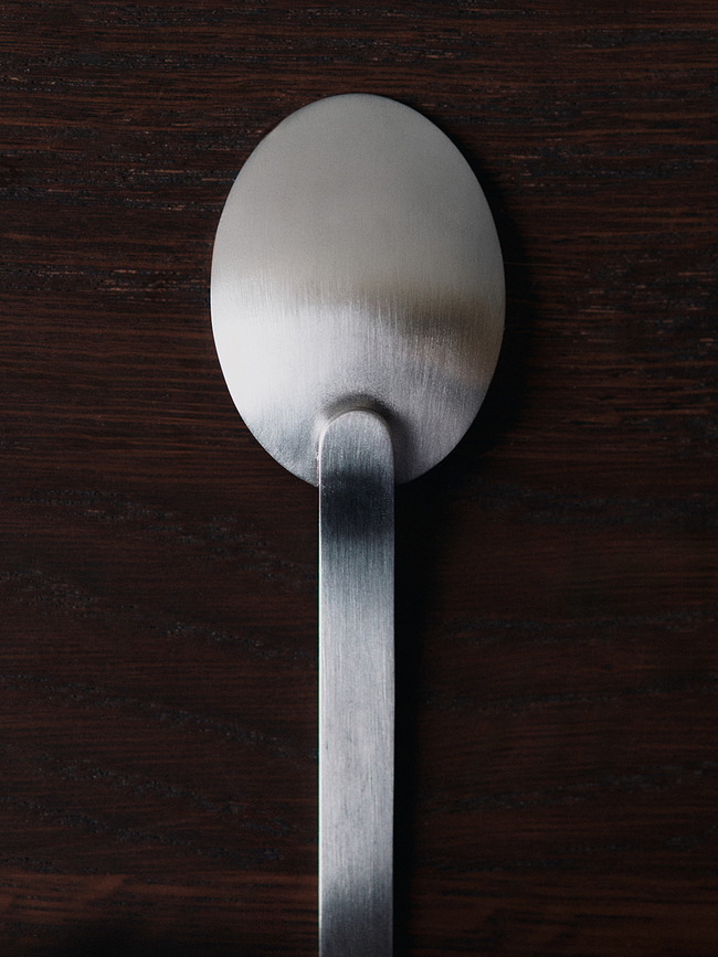 Stelo Set de Couverts, acier brossé, Set 4 pièces