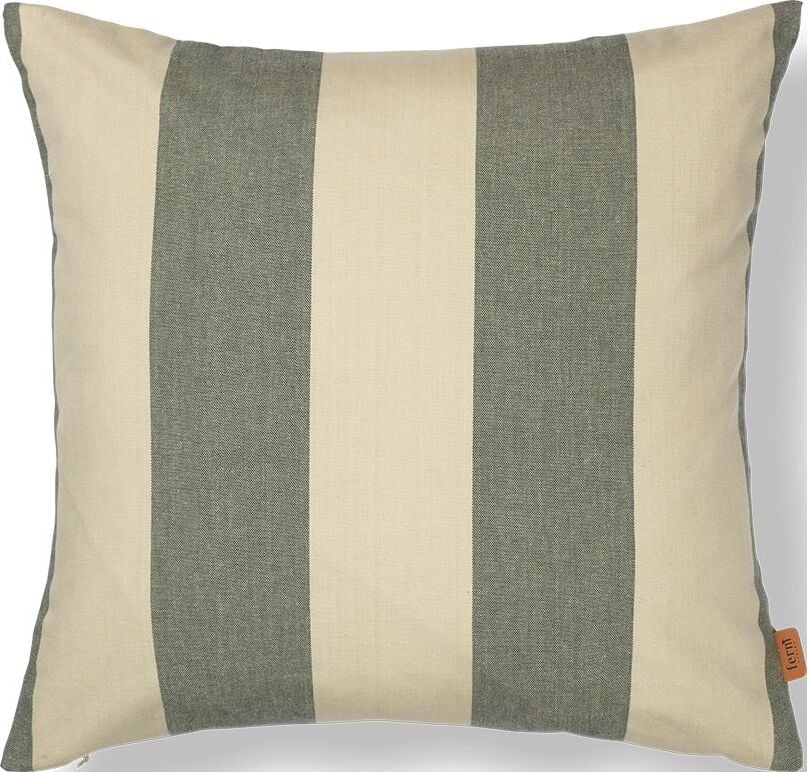 Strand Kissenbezug 50 x 50 cm grün-beige