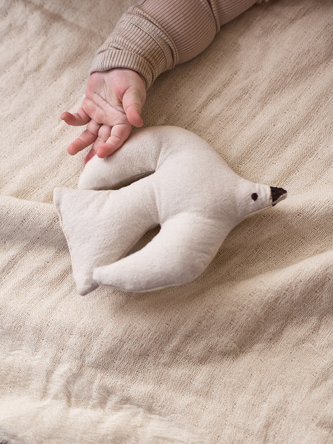 Swif Bird Peluche, blanc cassé