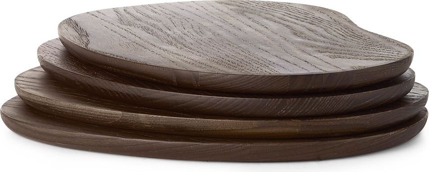 Tablas de Servir Cairn, marrón oscuro, 4 unidades