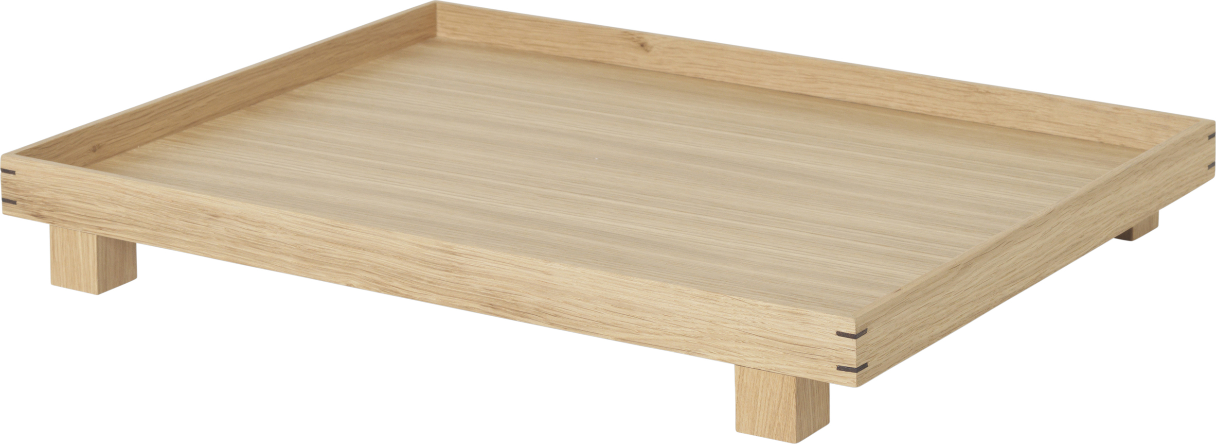 Taca Bon 47 cm naturalna drewniana