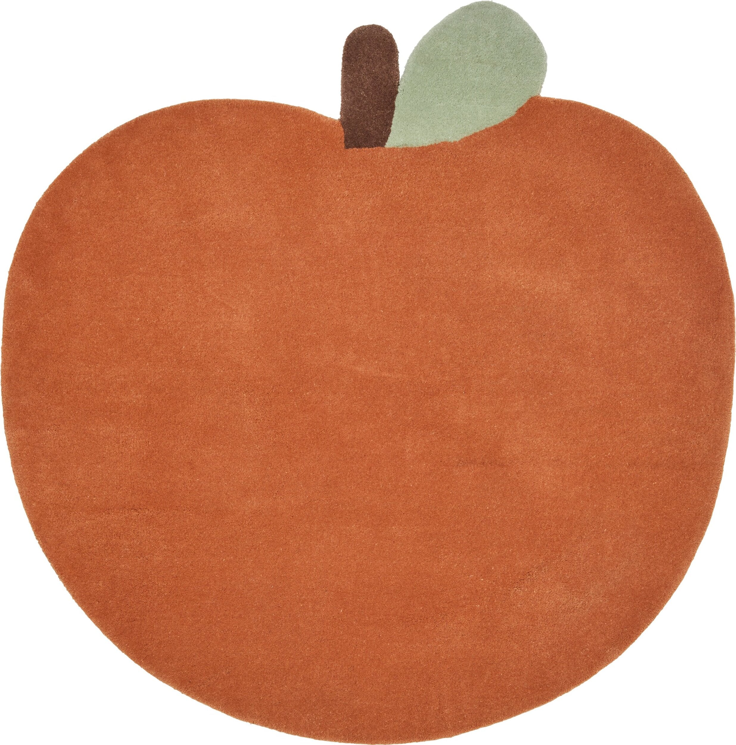 Teppich Apple 110 cm, braun
