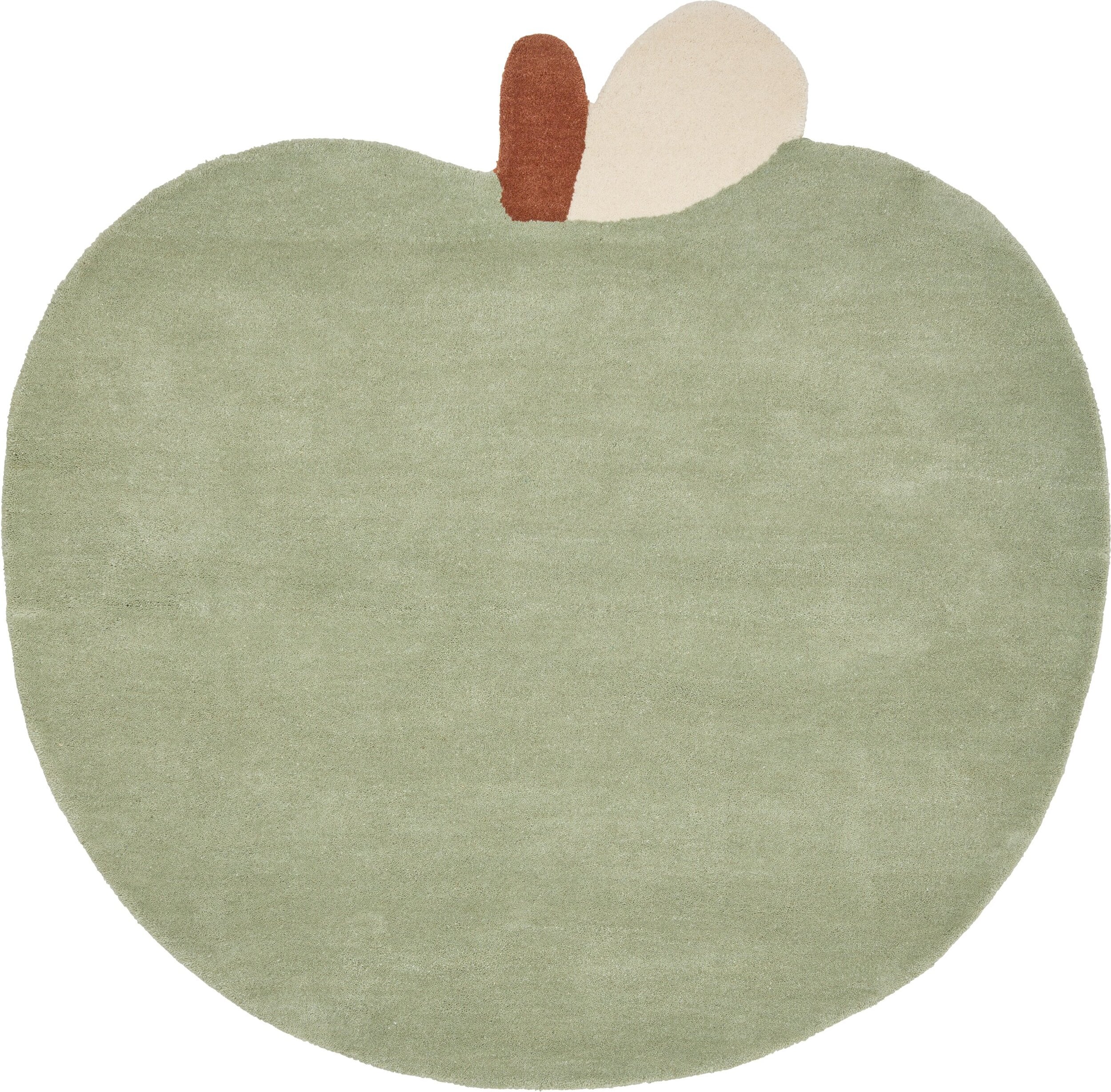 Teppich Apple 110 cm, grün