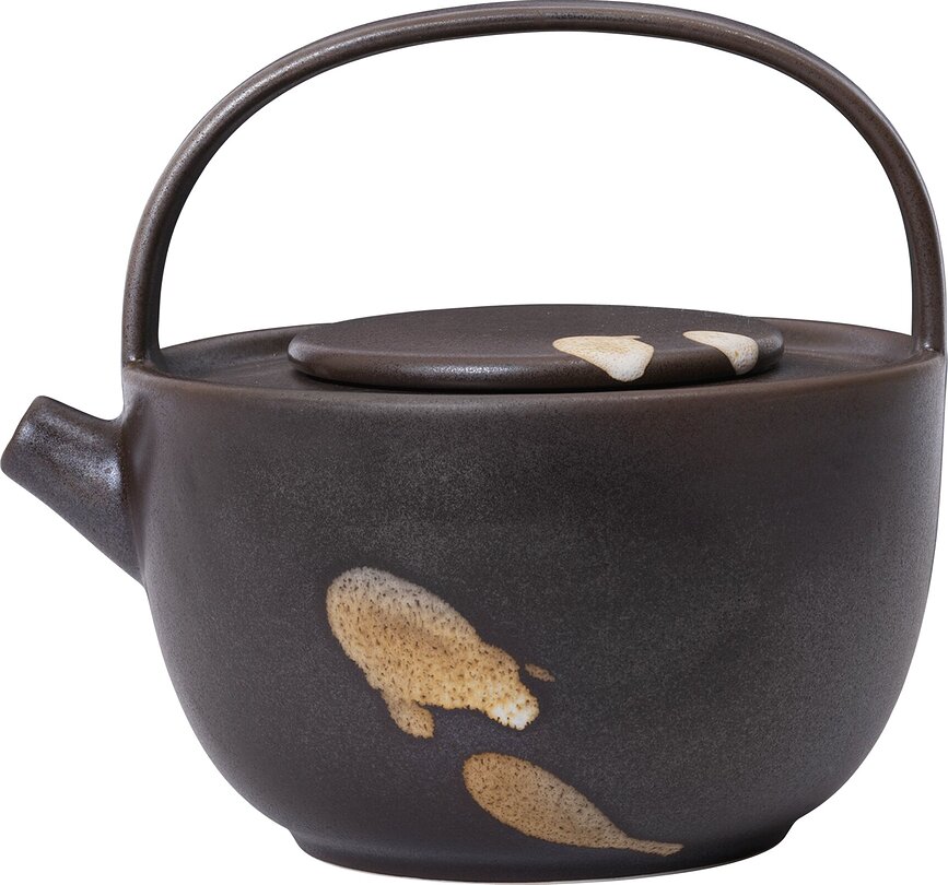 Tetera con infusor Koyo 850 ml, marrón oscuro