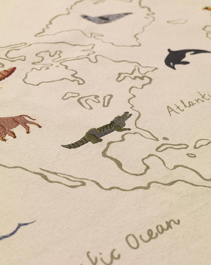 The World Διακοσμητικό Τοίχου, 80 x 120 εκ.