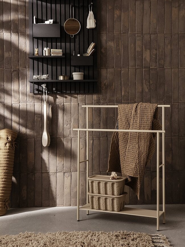 Toallero Dora, beige