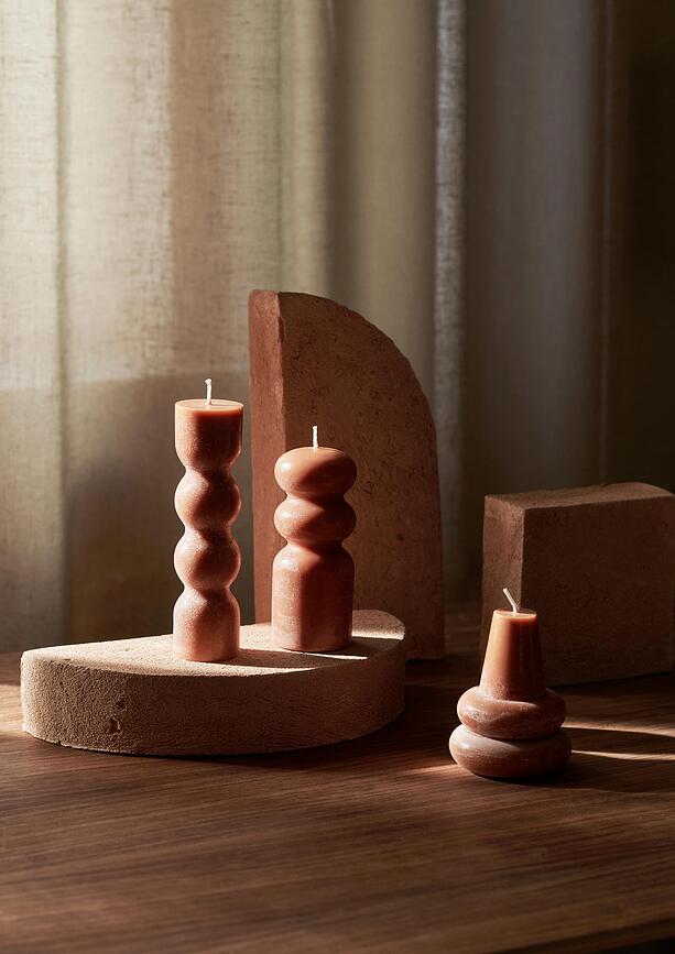 Torno Κεριά, κίτρινα, 3 τμχ