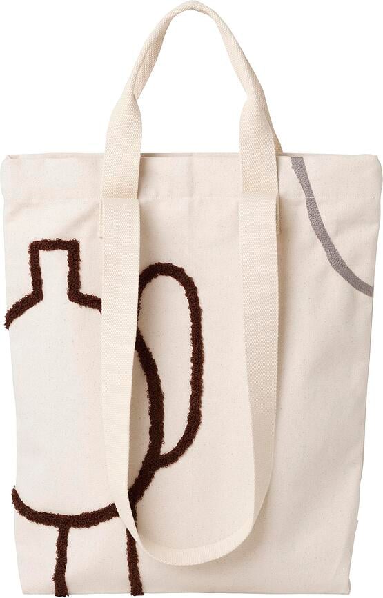 Tote Mirage Bag brown and grey
