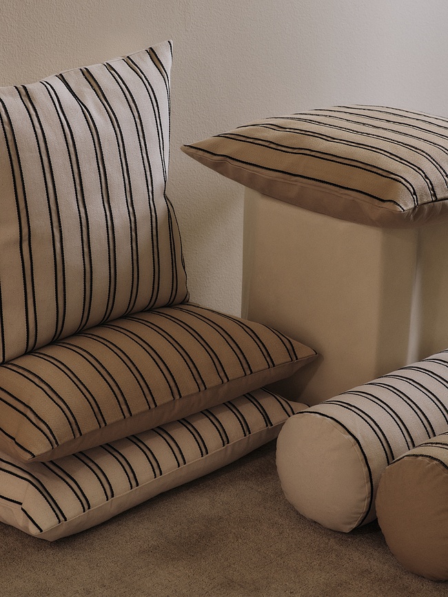 Twill Coussin Décoratif, 40 x 60 cm, blanc