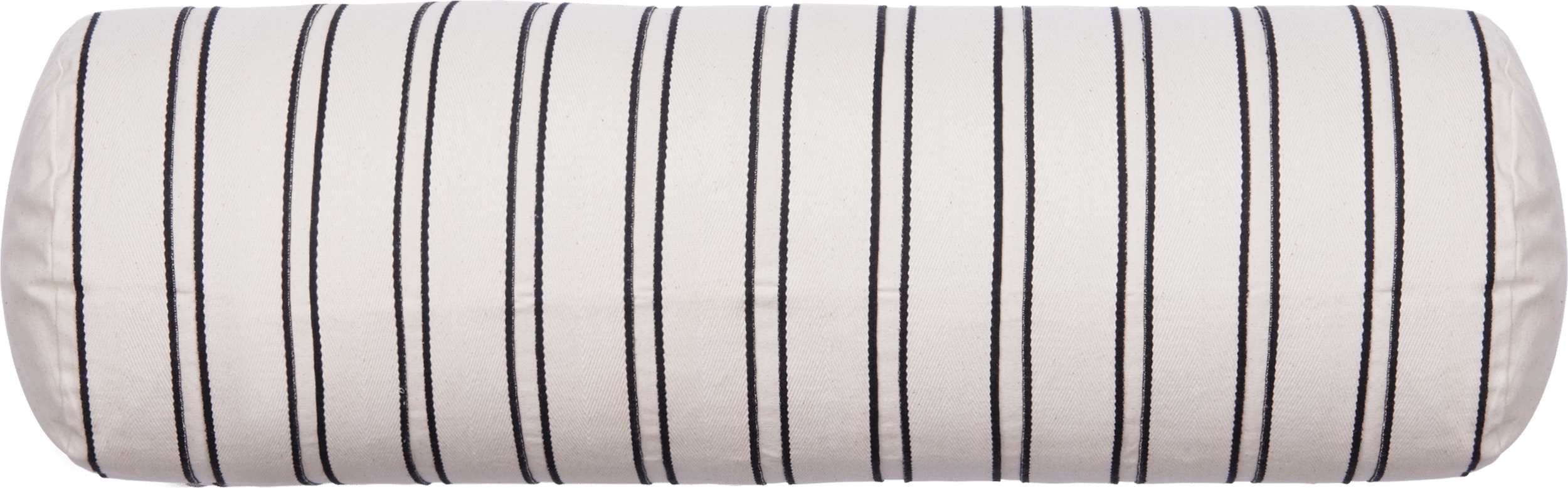 Twill Kissenrolle 60 cm, weiß