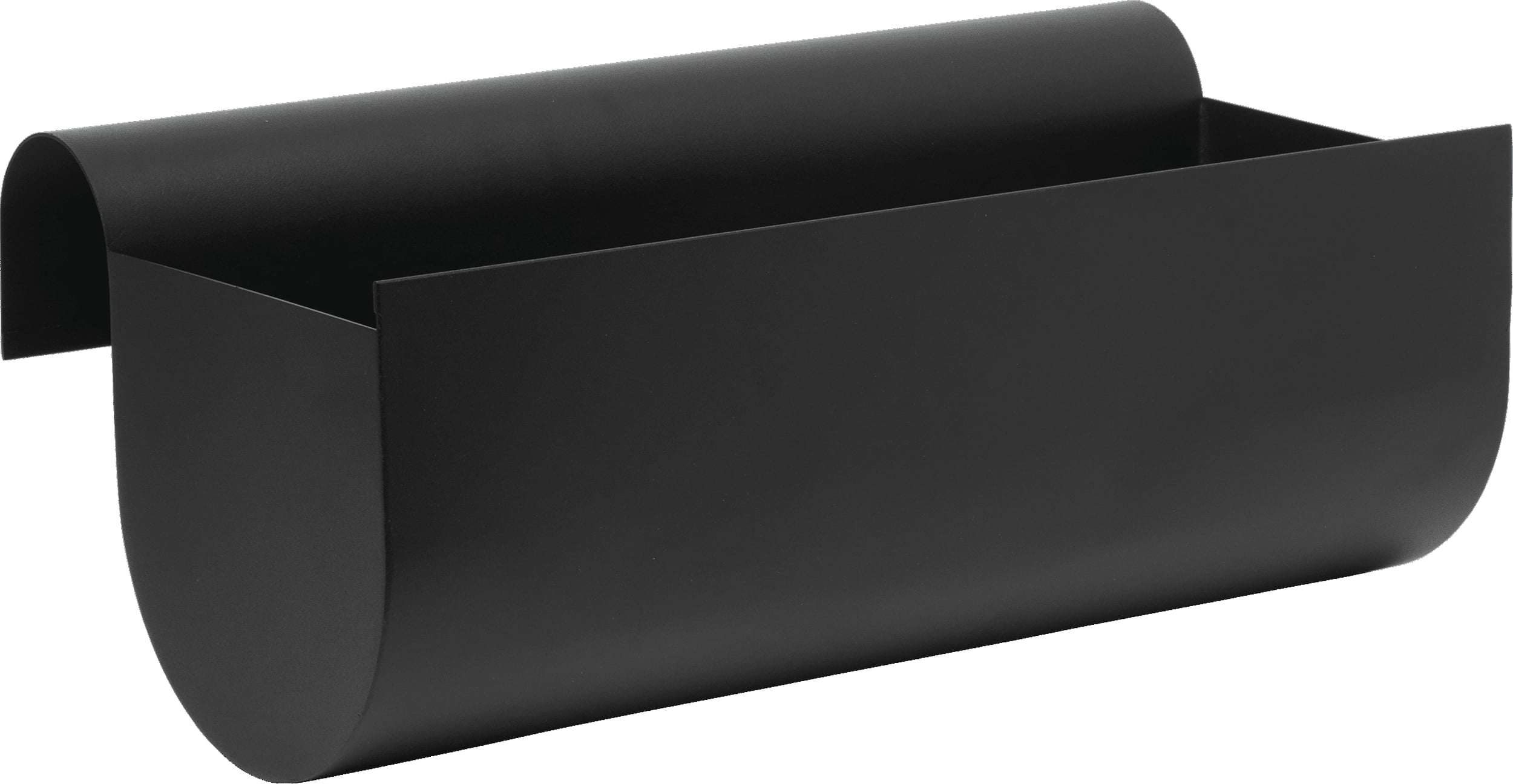 Uma Hängender Blumenkasten 45 cm schwarz