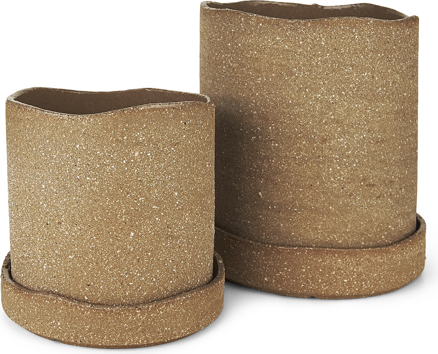 Uneru Okrasni lonec, 13 cm, bel