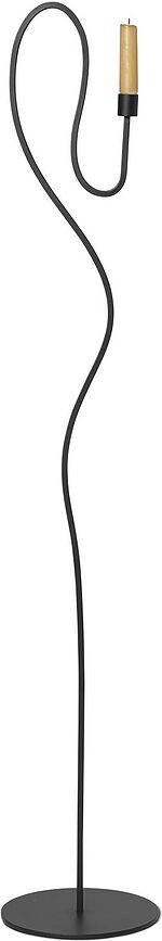 Valse Svečnik za klasično svečo, 113,7 cm, črn