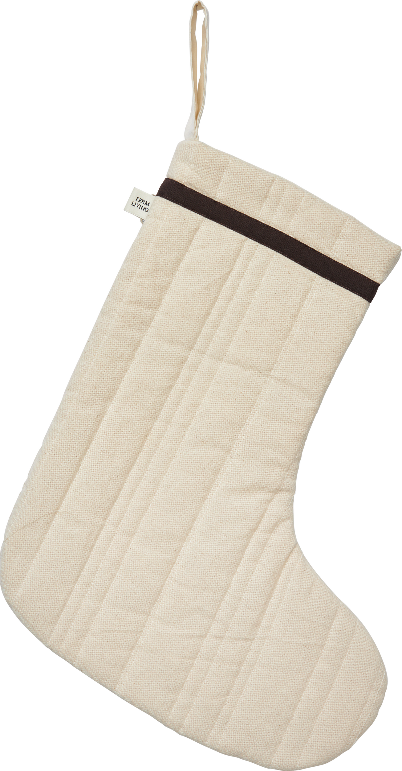 Vari Weihnachtsdekoration Socke, beige