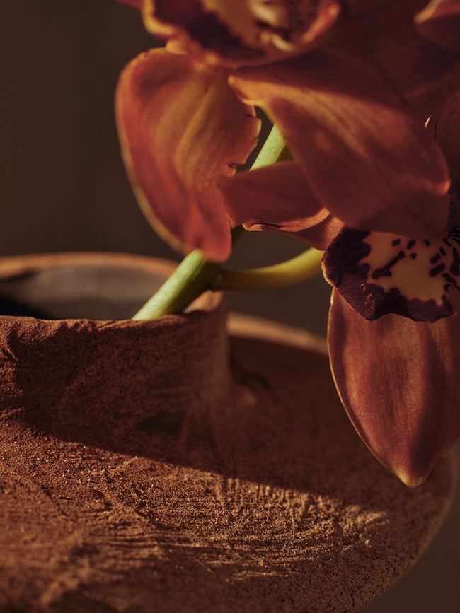 Vase Evio 22 cm, olive