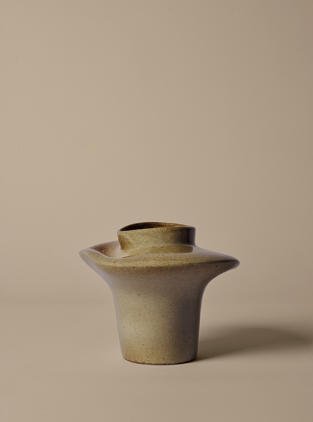 Vase Evio 22 cm, olive