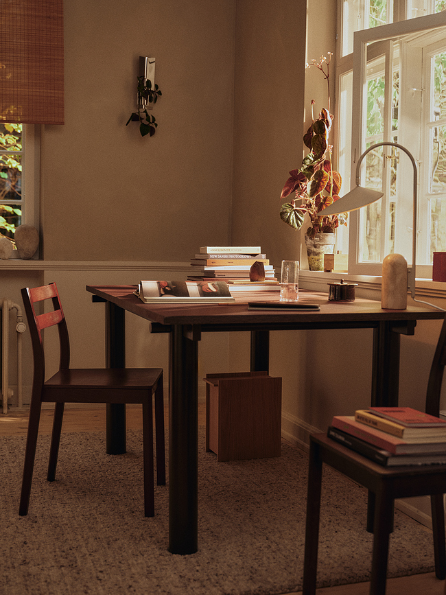 Vase mural Eddy en acier poli