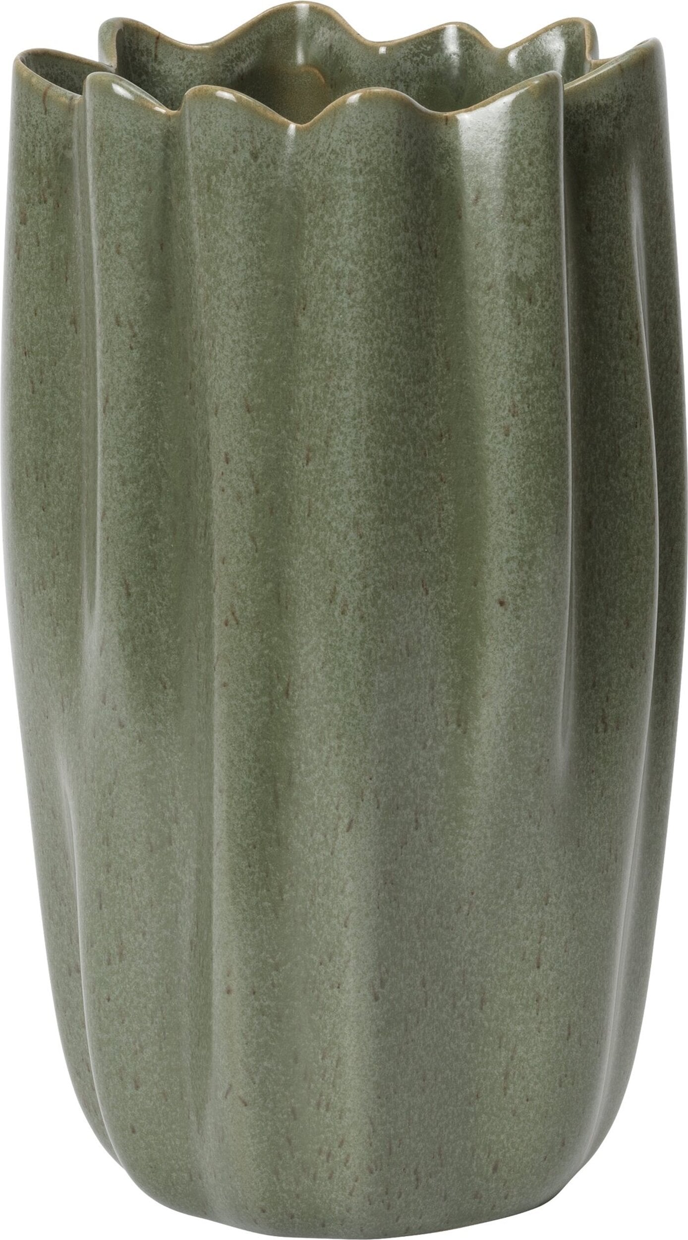 Vase Nium dunkelgrün