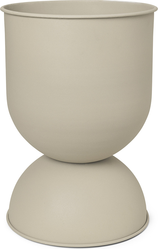 Vaso per piante Hourglass medio, color cashmere