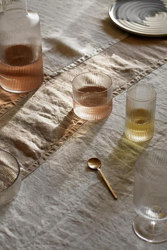 Vasos bajos Ripple, 200 ml, transparentes, 4 unidades