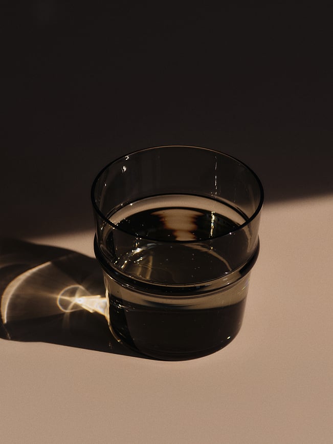 Vasos Boya Low, 300 ml, ahumados, Pack de 2 unidades