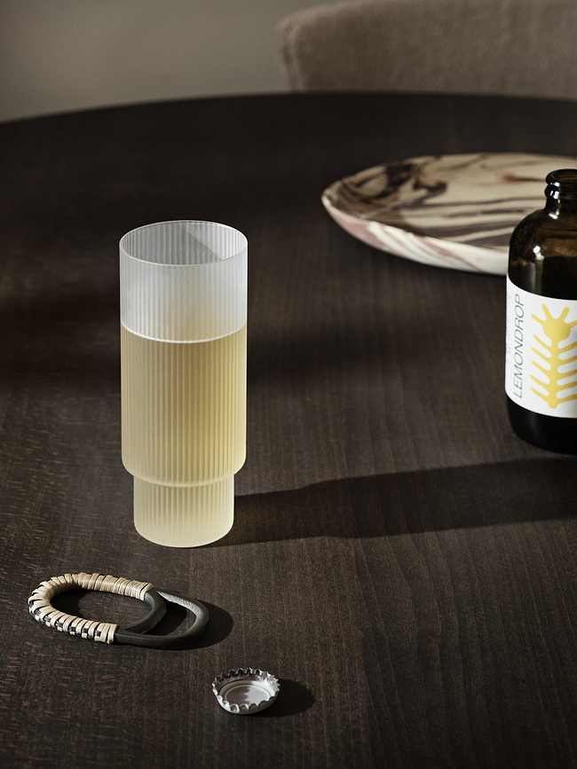 Vasos altos Ripple, transparentes, 4 unidades