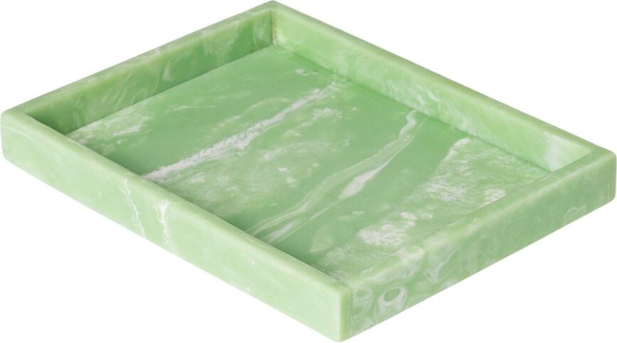 Vassoio decorativo Mist 15 x 20 cm verde menta