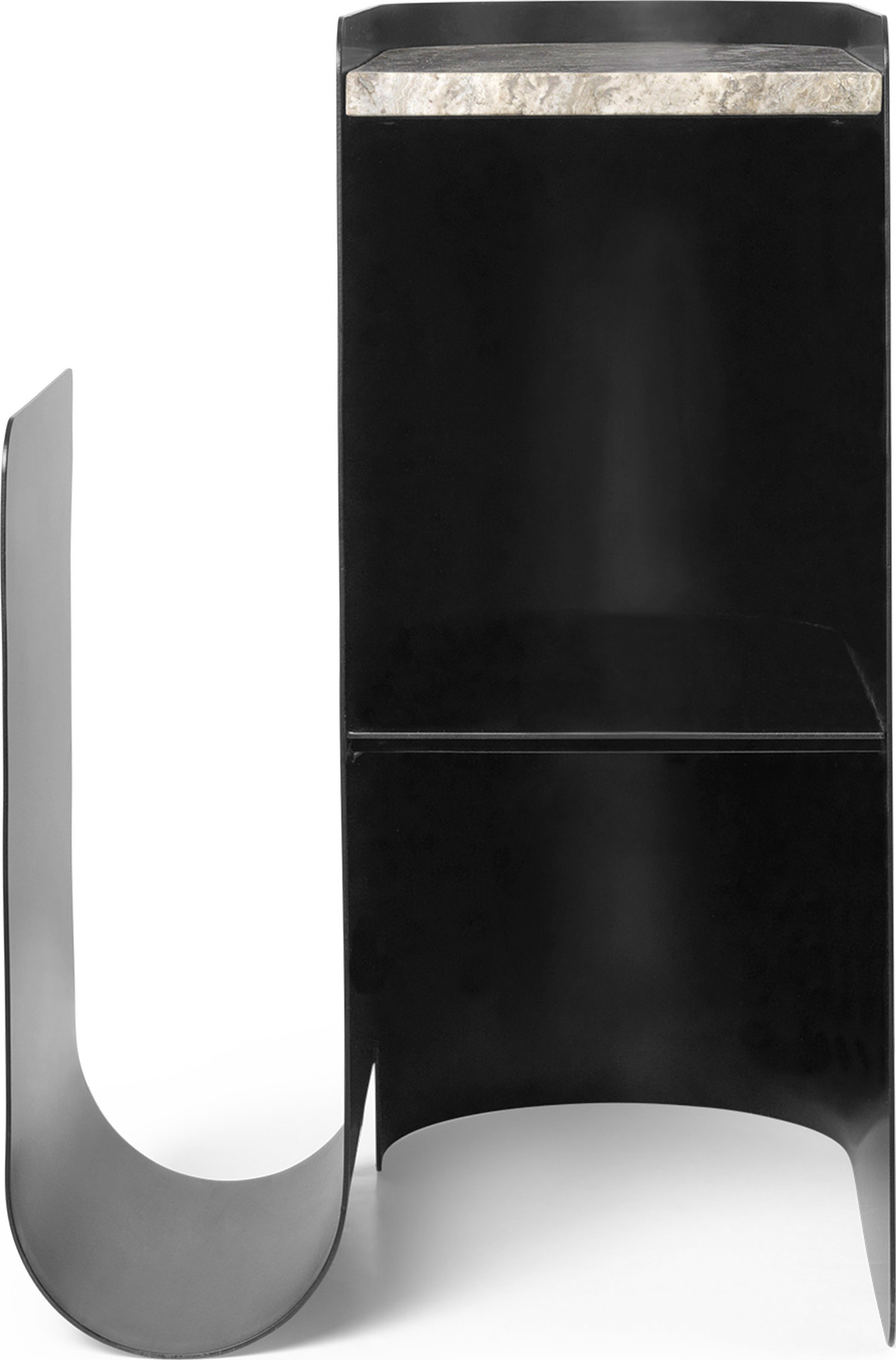 Vault Beistelltisch schwarz