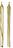 Velas Dryp, 30 cm, color oliva, Pack de 2