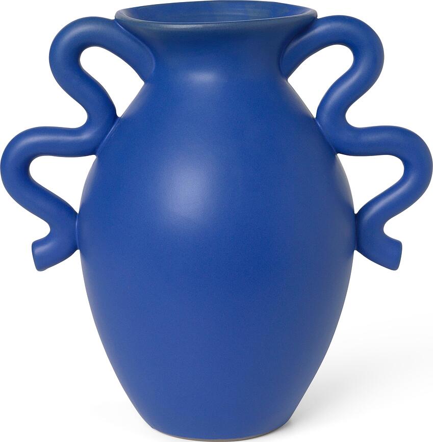 Verso Vase 27 cm blau