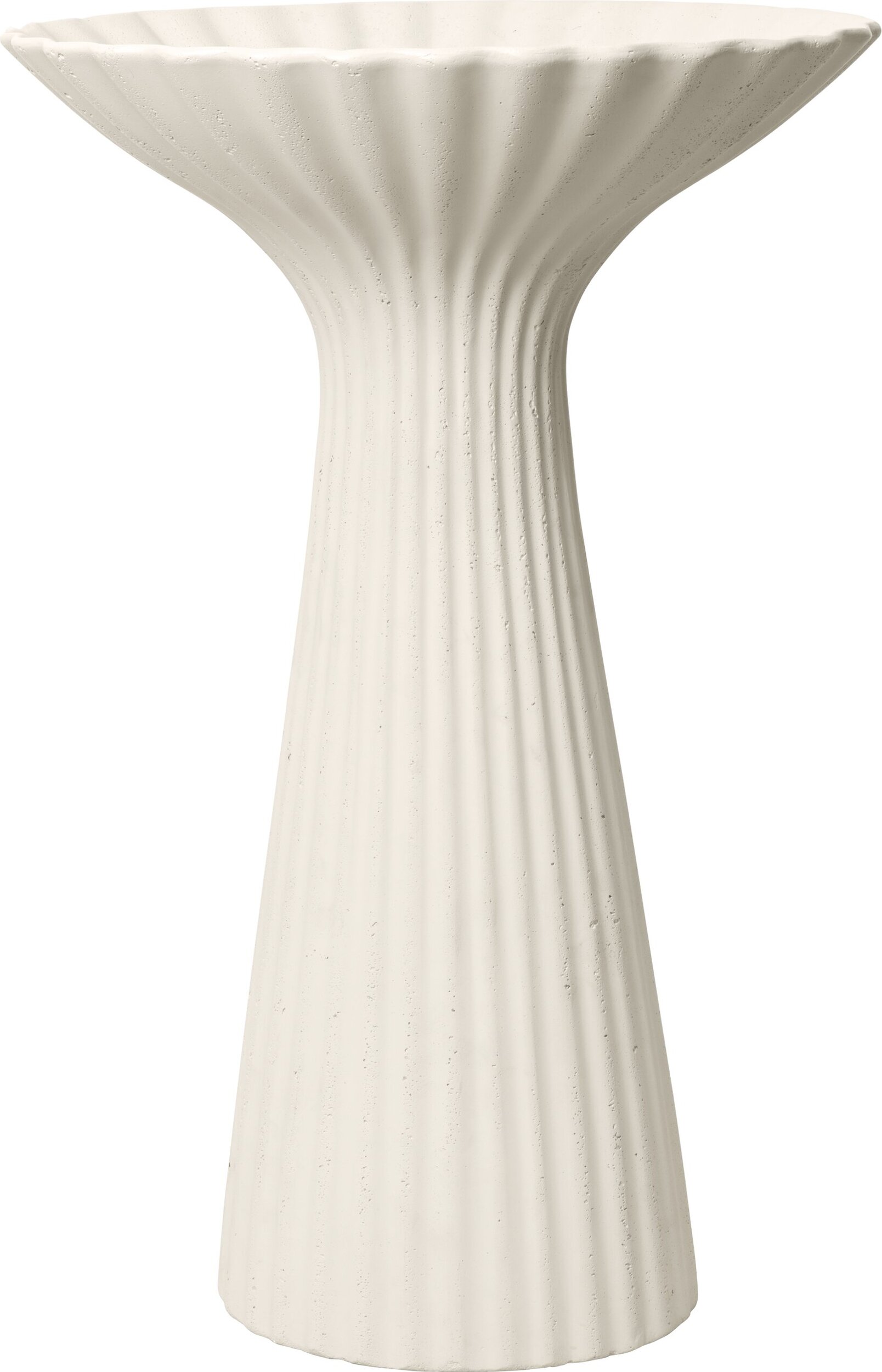 Vogeltränke Fountain 75 cm, gebrochenes Weiß